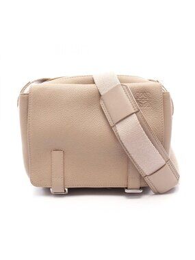 Loewe Shoulder Bag Military XS Beige Leather